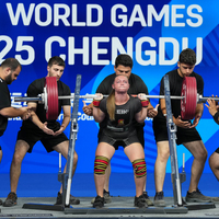 (SP)CHINA-CHENGDU-THE WORLD GAMES 2025-POWERLIFTING-WOMEN'S EQUIPPED MIDDLEWEIGHT (CN)