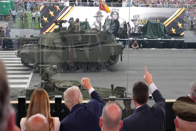 US Army's 250th birthday celebration draws curtains amid "No Kings" demonstrations