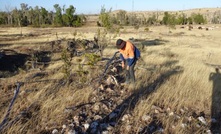  Quartz vein outcrop at Connors Arc