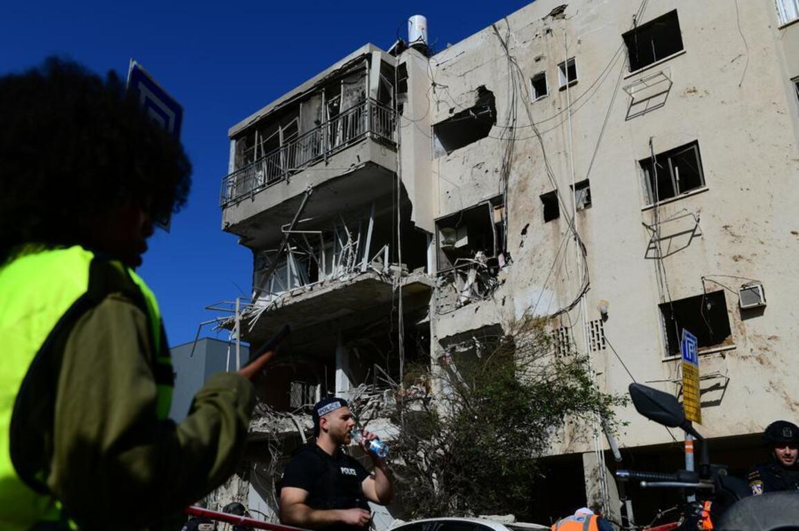 Mideast in Pictures: Tel Aviv's wounded streets