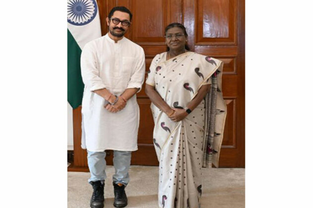 Aamir Khan called on President Droupadi Murmu at Rashtrapati Bhavan