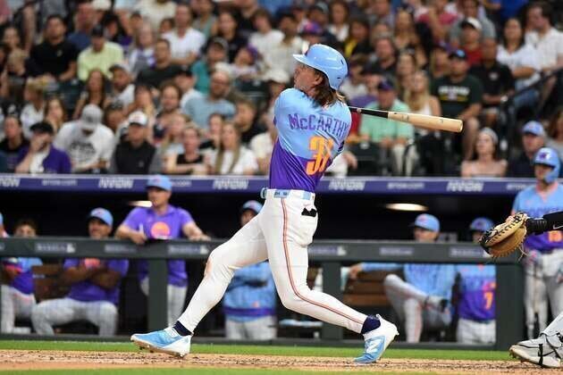 MLB roundup: Rockies' Jake McCarthy socks leadoff homer, grand slam