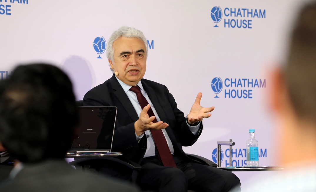 Fatih Birol, Executive Director of the International Energy Agency at the Chatham House London conference. Photograph by Dominic Dudley.