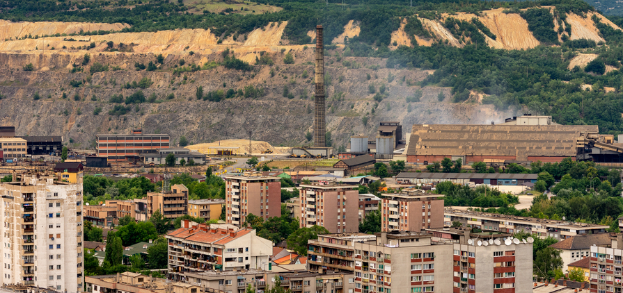 The Zijin Bor copper mine in Serbia.