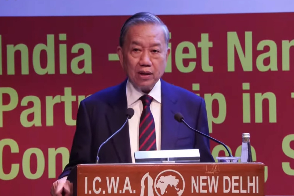 "Vietnam and India are natural partners concerning peace and security," says Vietnam President