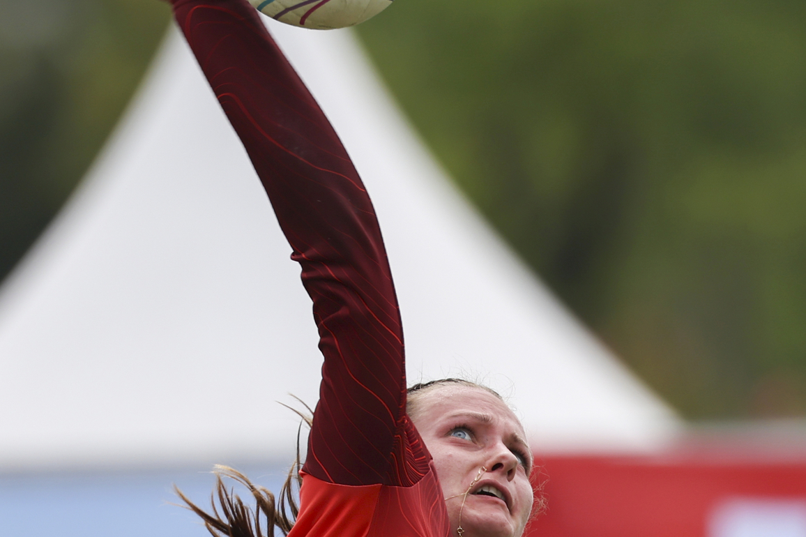 (SP)CHINA-CHENGDU-THE WORLD GAMES 2025-FISTBALL-WOMEN'S PRELIMINARY ROUND-SUI VS AUT (CN)
