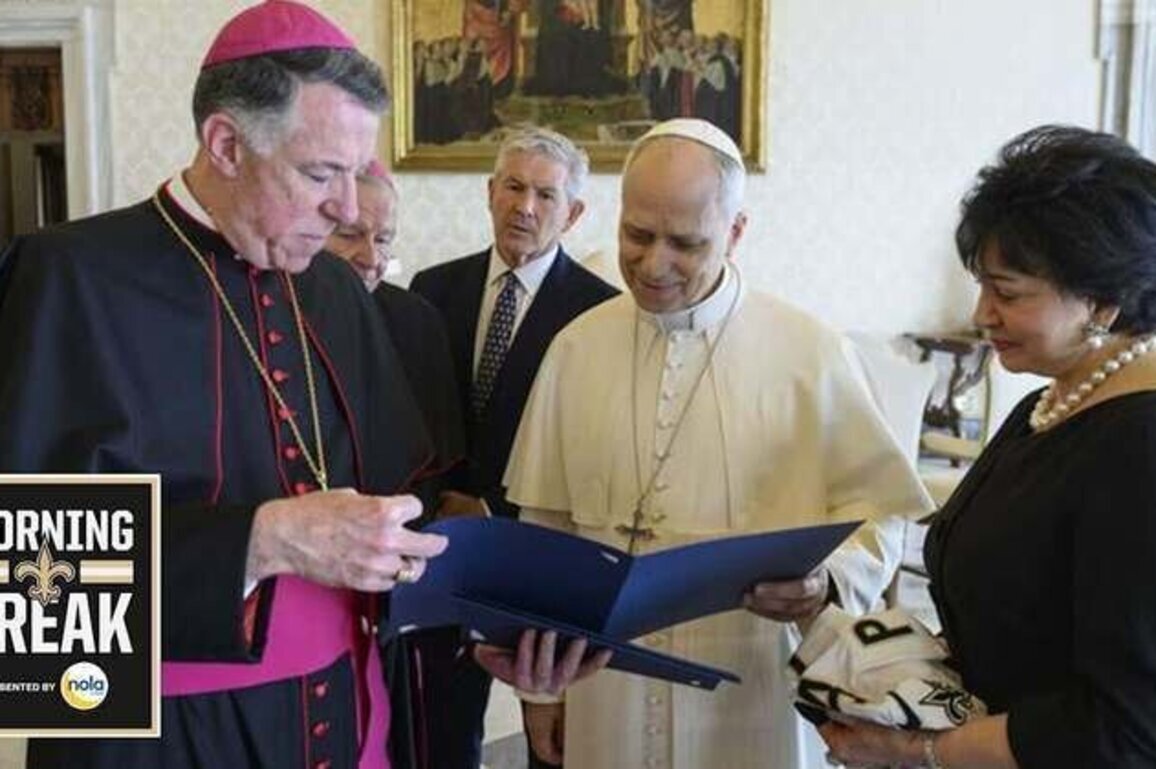 Morning Break: Gayle Benson meets with Pope Leo XIV