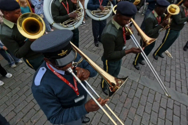 African army bands debut at Moscow festival