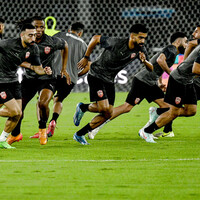 (SP)INDONESIA-JAKARTA-FOOTBALL-FIFA WORLD CUP-ASIAN QUALIFIER-BAHRAIN-TRAINING