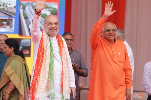 Gujarat: Amit Shah inaugurates, lays foundation stone for 94 development projects worth Rs 1,593 cr
