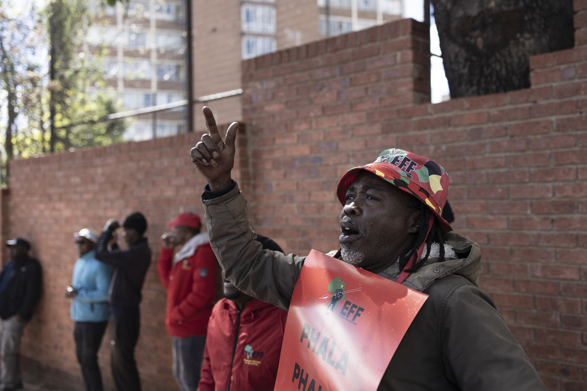 SOUTH AFRICA-JOHANNESBURG-PRESIDENT-PHALA PHALA MATTER-PROTEST