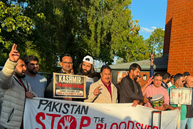 Kashmiri diaspora in Manchester protests Pakistan's rights abuses in PoJK