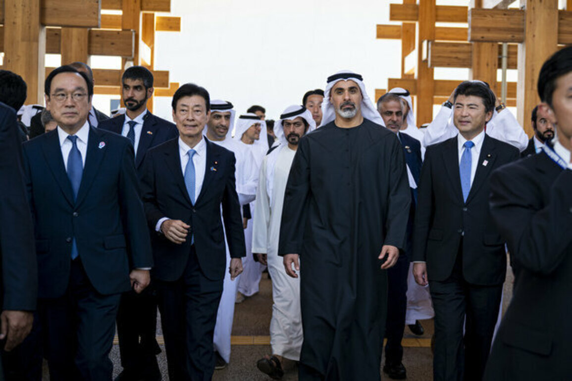 Crown Prince of Abu Dhabi visits UAE Pavilion at Expo 2025 Osaka