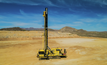  The new ZR77 blasthole drill rig at Komastu's Arizona proving grounds in Tucson, Arizona