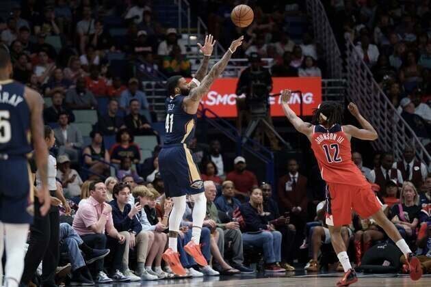 Pelicans down woeful Wizards to match season win total from 2025