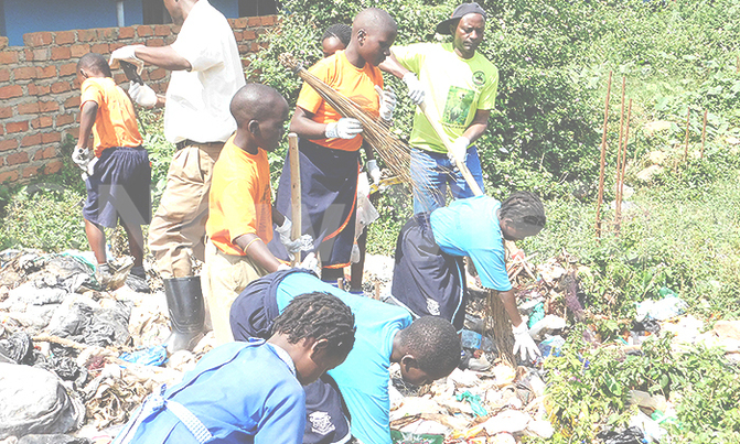 UWEC rolls out hygiene in Kawuku UWEC rolls out hygiene in Kawuku