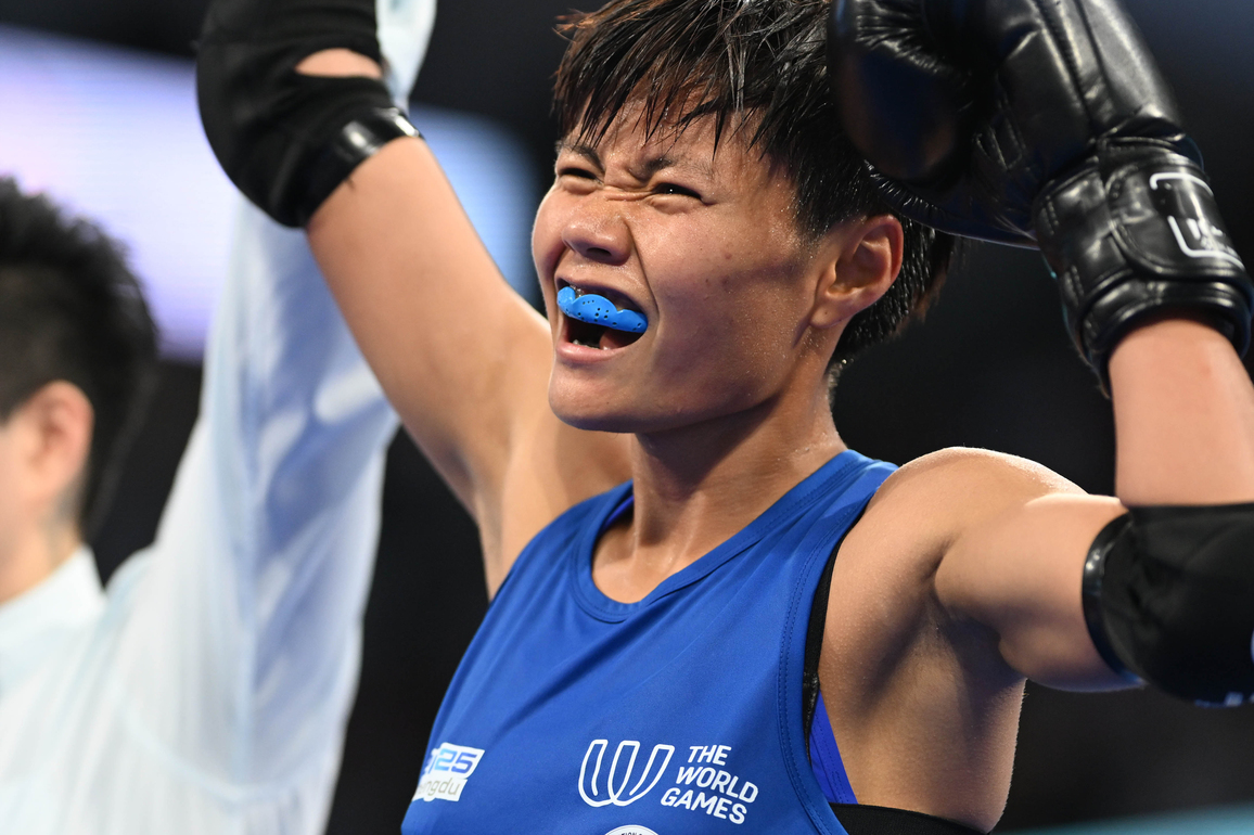 (SP) CHINA-CHENGDU-THE WORLD GAMES 2025-MUAYTHAI-WOMEN'S -48KG-SEMIFINALS (CN)