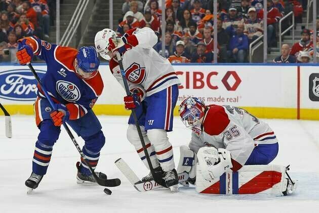 Vasily Podkolzin scores late as Oilers rally past Canadiens