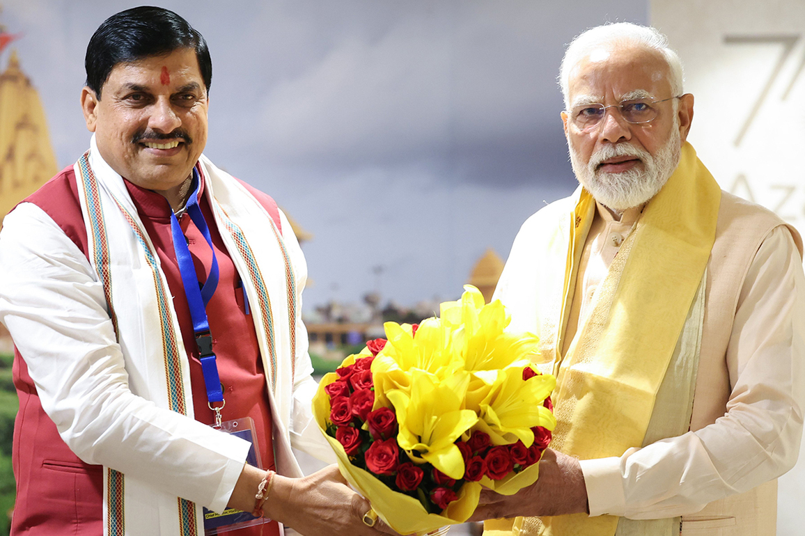 Madhya Pradesh CM Mohan Yadav meets with PM Modi in Delhi, discusses development plans for state