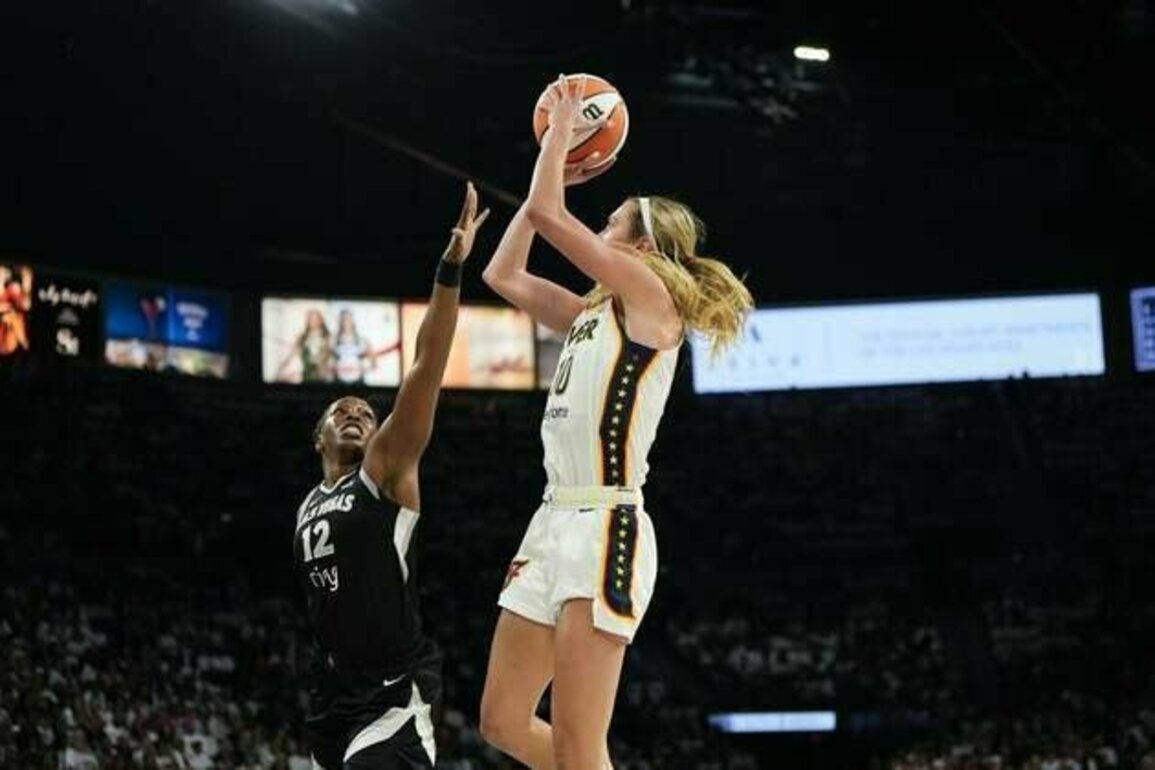 Kelsey Mitchell leads Fever to stunning Game 1 upset of Aces