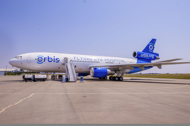 RWANDA-KIGALI-FLYING EYE HOSPITAL-MEDICAL TREATMENT AND TRAINING PROGRAM