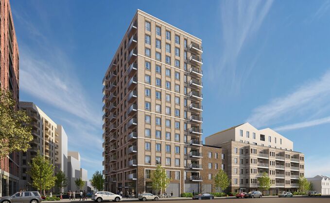 PIC's and London Square Group's Hawks Road development in Kingston upon Thames, set to be completed in 2025
