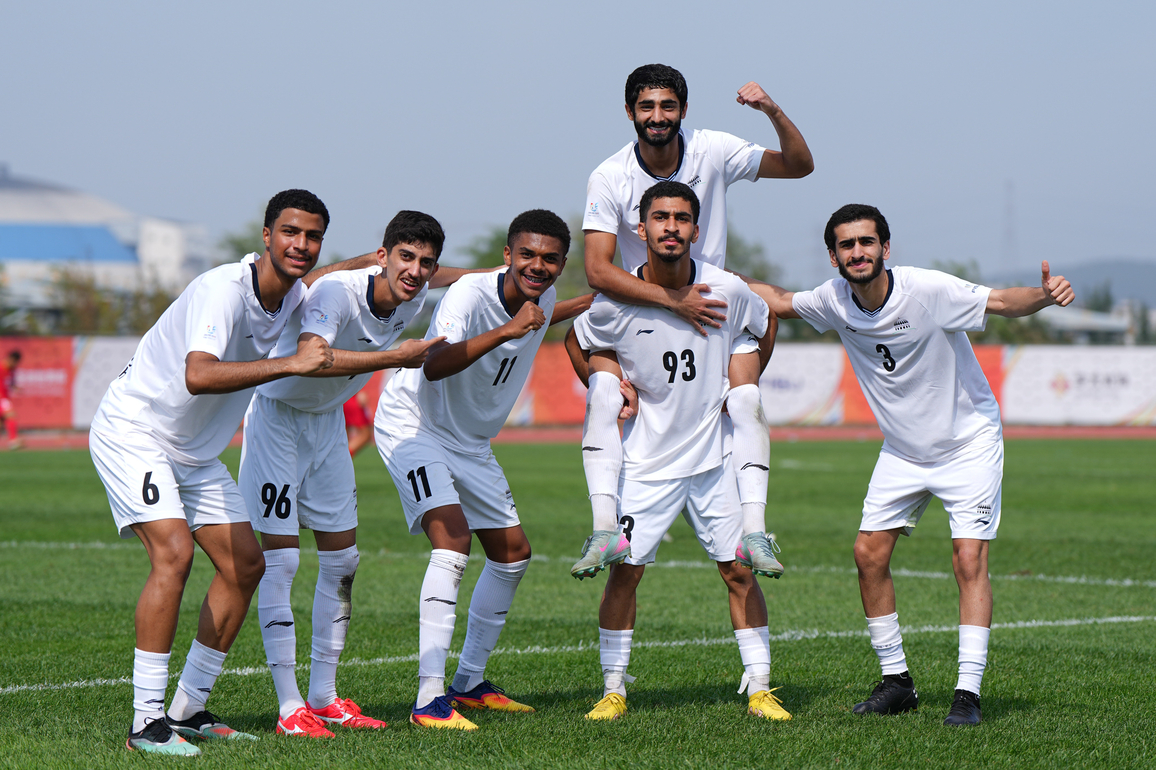 (SP)CHINA-DALIAN-FOOTBALL-FISU UNIVERSITY WORLD CUP-MEN'S RANKING-CHN VS UAE