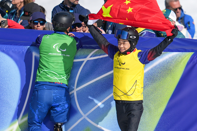 (SP)ITALY-CORTINA D'AMPEZZO-PARALYMPIC WINTER GAMES-PARA SNOWBOARD-MEN'S CROSS-LL1