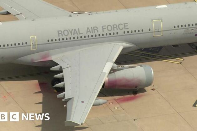 RAF Brize Norton- Four arrested by counter-terror police after break-in