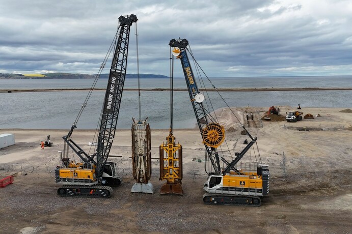 Bauer Technologies was involved in the redevelopment of Ardersier Port, the largest UK brownfield port redevelopment project