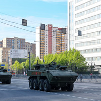 RUSSIA-MOSCOW-GREAT PATRIOTIC WAR-VICTORY-80TH ANNIVERSARY-PARADE-REHEARSAL