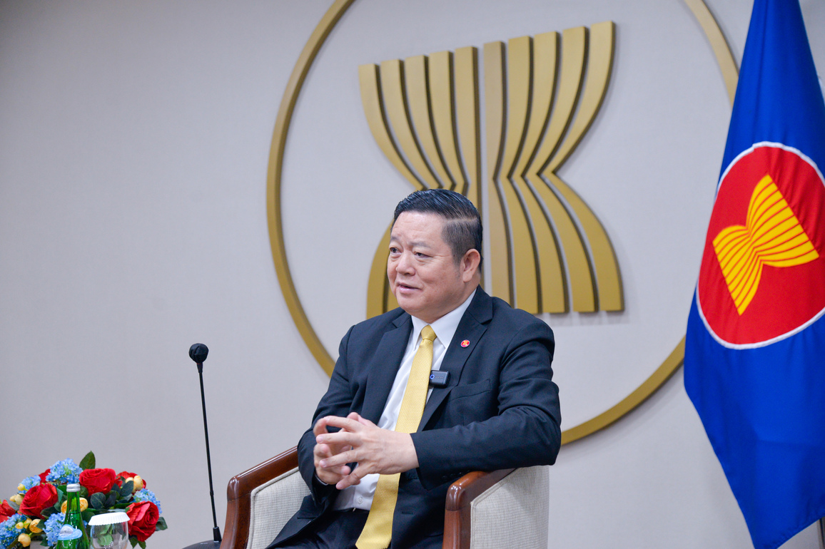 INDONESIA-JAKARTA-ASEAN SECRETARY-GENERAL-INTERVIEW