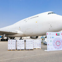 Hamad Bin Mohammed Al Sharqi Foundation, FCA provide 257 tonnes of food aid to support Gaza