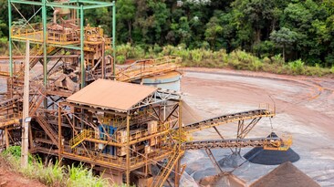 Operação de minério de ferro da Atlas em Rio Piracicaba