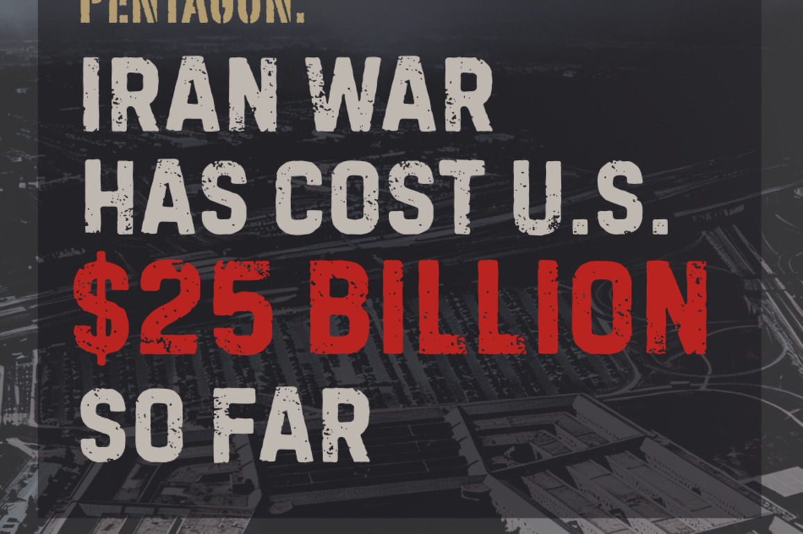 Pentagon reveals 25 bln USD cost on Iran war, mostly on munitions