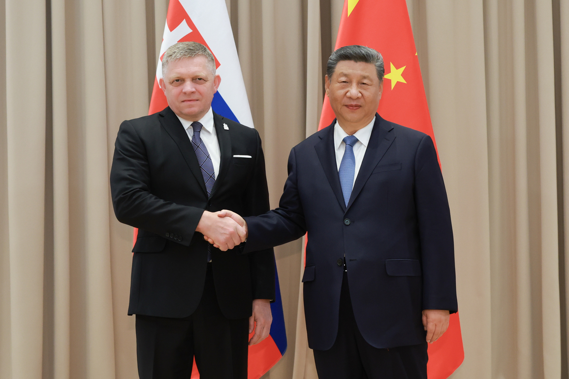 RUSSIA-MOSCOW-CHINA-XI JINPING-SLOVAK PM-MEETING