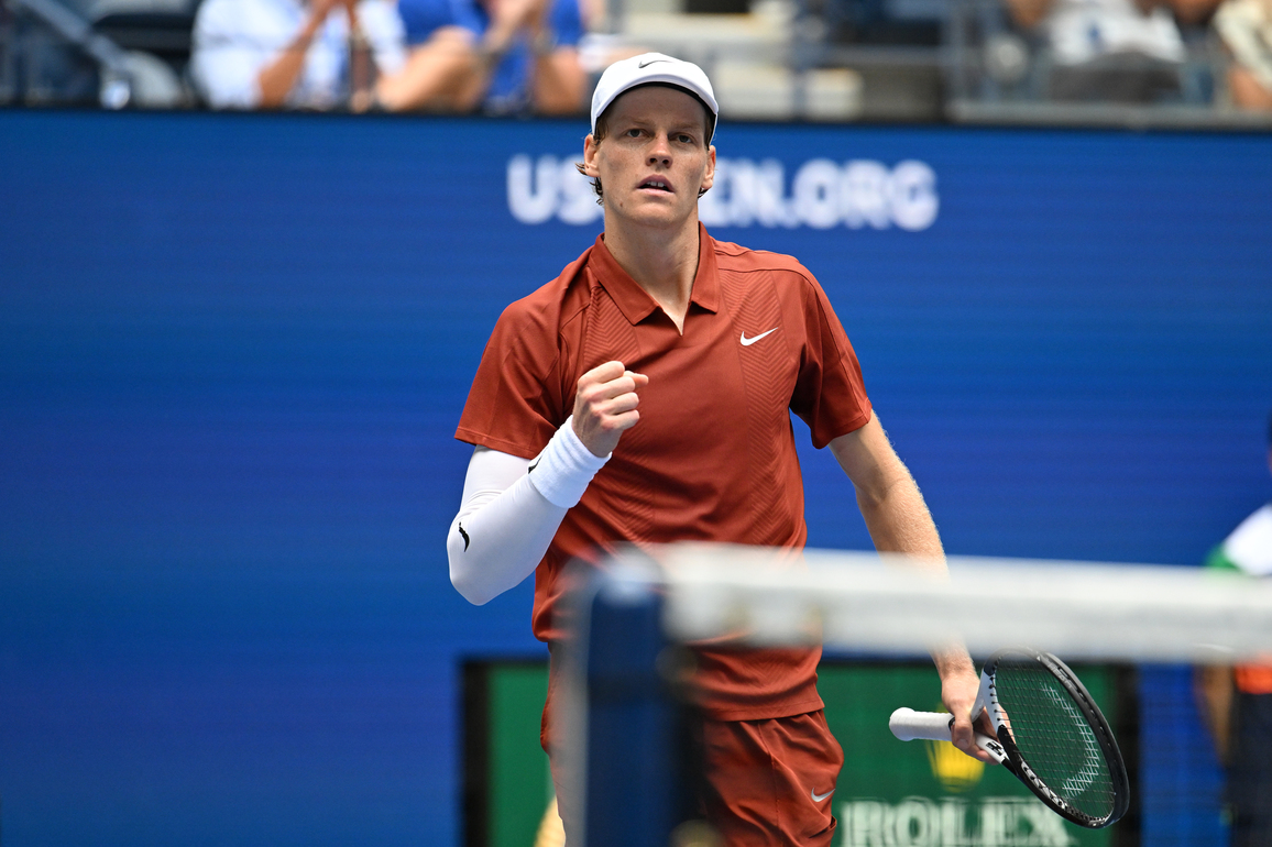 (SP)U.S.-NEW YORK-TENNIS-US OPEN-MEN'S SINGLES-SINNER VS POPYRIN