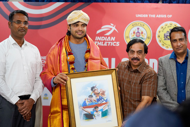 Neeraj Chopra thanks Karnataka govt for support to NC Classic 2025