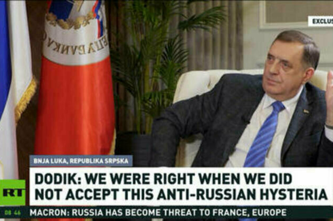 'Unnatural for Ukraine to be anti-Russian' - Bosnian Serb leader