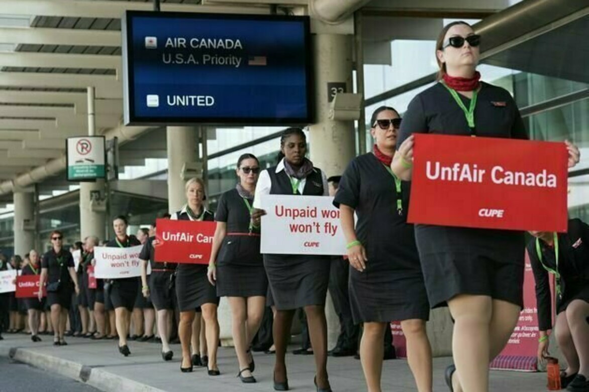 Air Canada flight attendant 'unlawful' strike exposes major fault lines in Canadian labour law