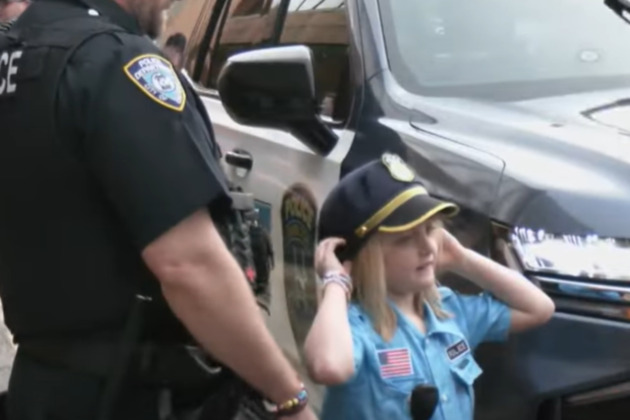 Ohio PD leads birthday parade for 6-year-old boy with cancer who wants to become an officer
