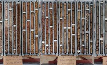 Núcleos de sondagem no projeto de terras raras Caldeira, da Meteoric