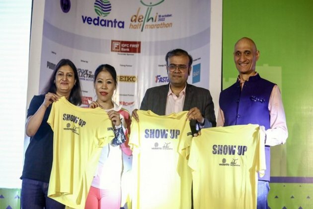 Race Day Tee with Mary Kom for Delhi Half Marathon