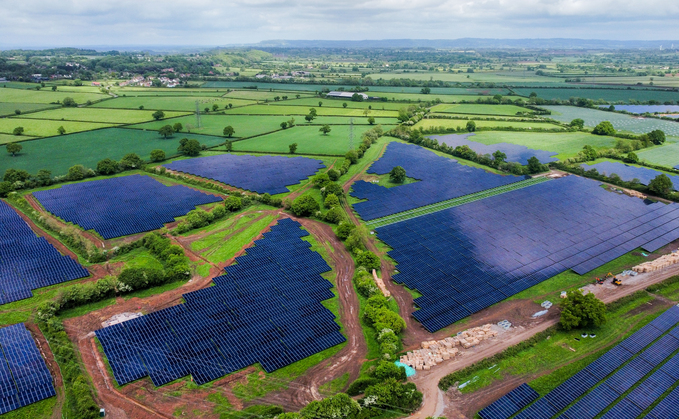 The Larks Green solar farm near Bristol | Credit: Enso Energy / Cero Generation