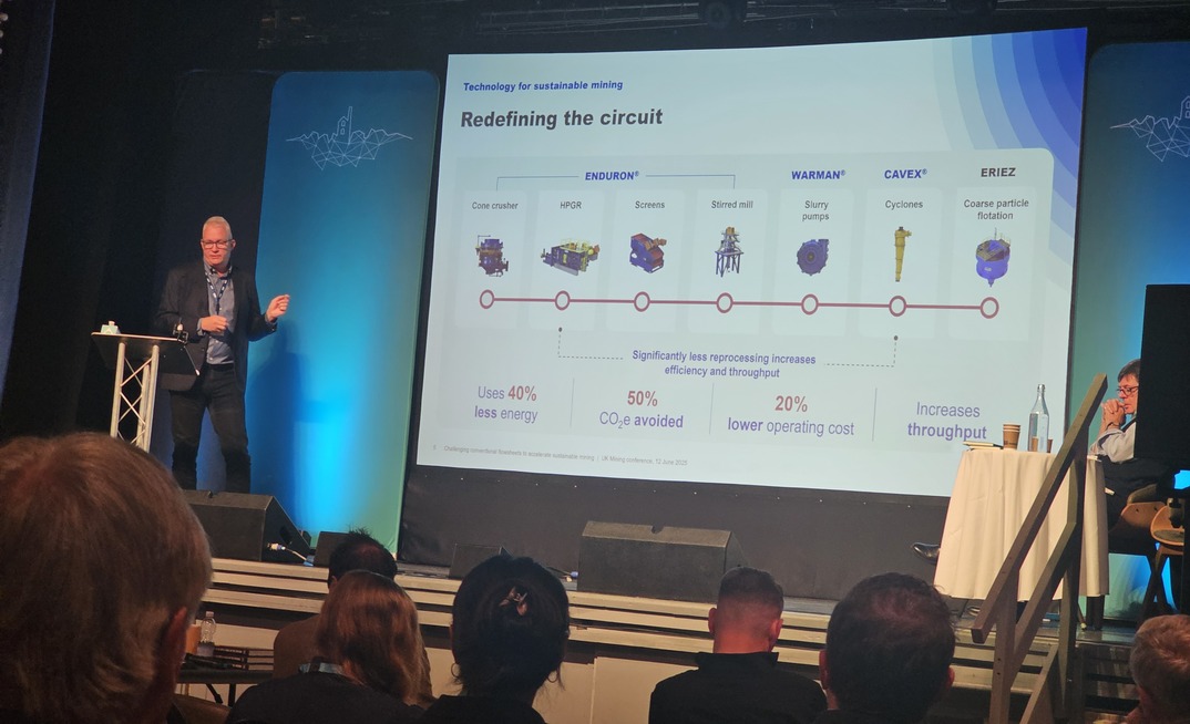 Weir's Eric Vlot encouraged miners to think differently about tailings