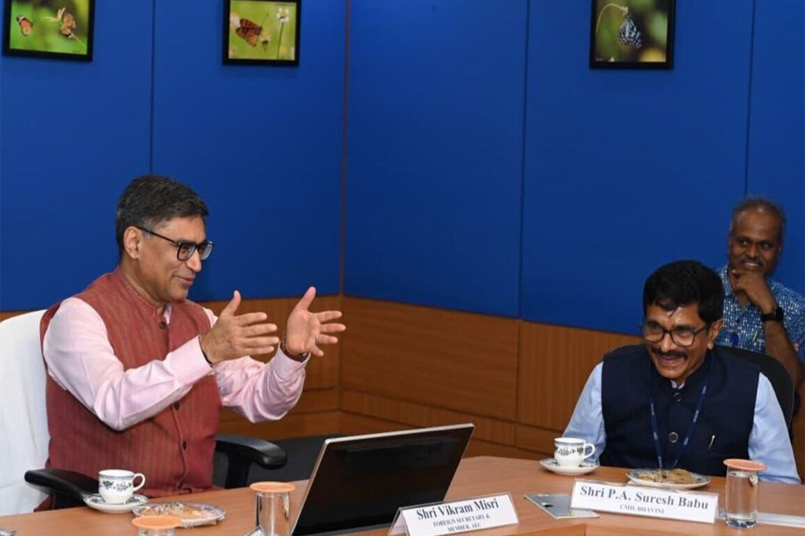 Tamil Nadu: Foreign Secretary Vikram Misri visits BHAVINI, inspects India's Prototype Fast Breeder Reactor