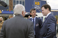 Nick Clegg joins Kent Blaxill celebrations