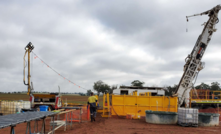  Magmatic's first diamond core hole at Lady Ilse, NSW