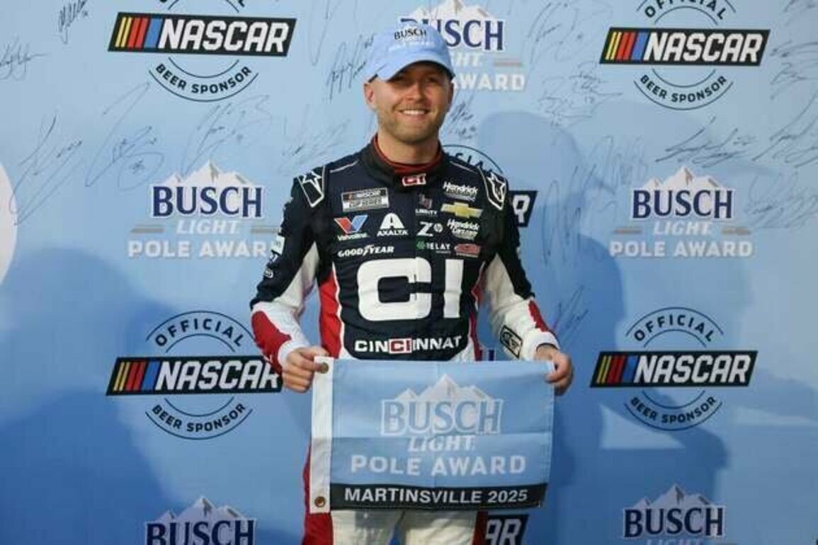 William Byron wins pole position for NASCAR Cup elimination race at Martinsville