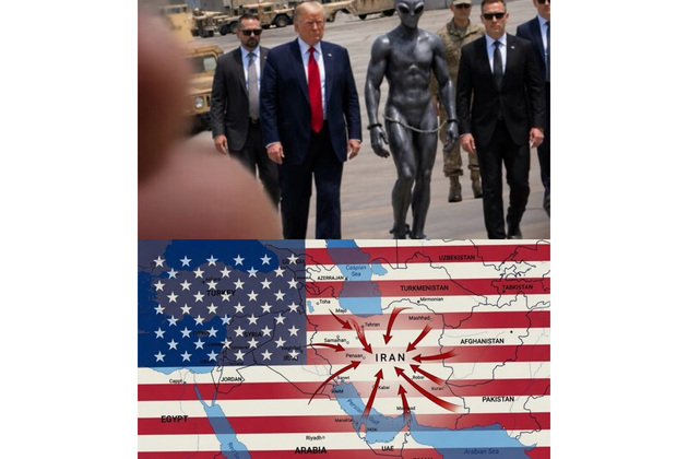 From sci-fi strikes to alien escorts: Inside Trump's surreal AI blitz on Iran